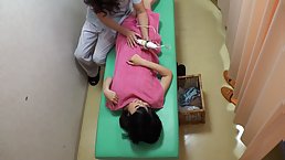 Asian girl gets fucked by dirty masseur