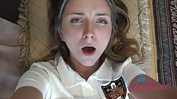 Young schoolgirl Macy Meadows gets fucked POV