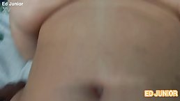 Amateur big butt Latina MILF rides young cock