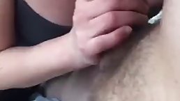 Amateur houswife gives morning blowjob and cum swallow