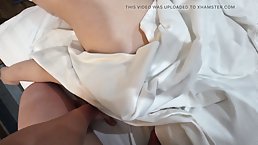 Amateur small tits GF gets fucked POV