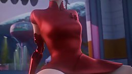 Demi from Fortnite game rides dick 