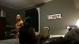 Amateur thick ass ebony MILF fucked DGS
