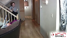 Hot lesbian sex on public