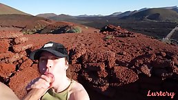 Amateur couple Arden and Tommy have stop for quicky sex on beautiful nature