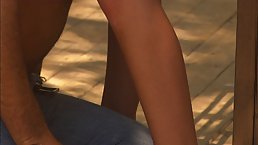 Busty blonde MILF gets fucked in public place