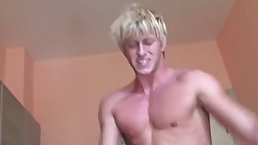 Amateur orgy with handsom blond guy fucking three matures