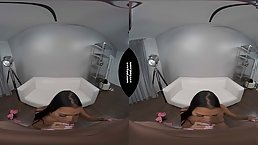 Sexy brunette girl Wet Nikol gets fucked POV on casting