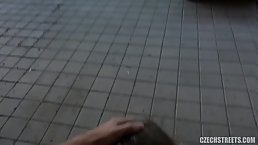 Big tits brunette MILF gets fucked POV for some cash