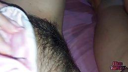 Amateur GF gets her hairy pussy fucked