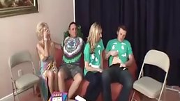 Young blonde girl gets fucked on public
