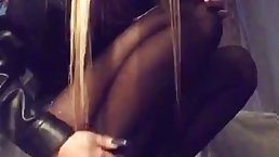 Sexy blonde domina Evgenia talking about jerk off instruction, humiliation, findom and boot fetish
