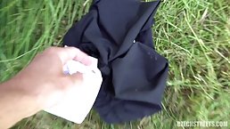 Amateur big tits country girl gets fucked POV