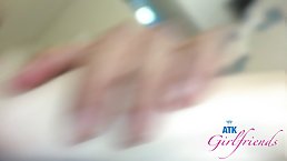 Small tits brunette teen gets her pussy pounded POV
