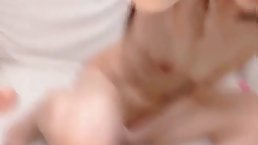 Cute Japanese teen masturbating on camera