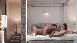 Slender Latina babe Julia Rocca fucks hot with her BF