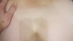 Amateur GF caught taking a bath and fucked