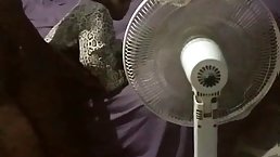 Amateur African couple have hot sex on the bed