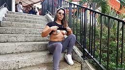 Naughty Graffitour with sexy Isabellamout