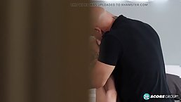 Curly blonde teen Allie Addison gets fucked in a voyeuristic