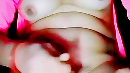 Amateur Latina masturbates and cums