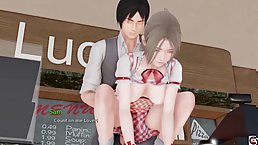 Public Sex Life (3D animation) #2