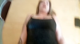 Nice boobs brunette MILF sucks diclk and gives pussy (POV)