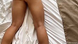 Nice tits brunette MILF rides dick (POV)