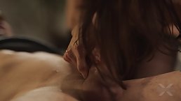 Big tits brunette MILF in stockings gets her pussy full of jizz