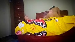 Amateur couple have sex on the bed