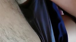 Sexy ass Latina babe in black panties rides dick POV