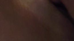 AmateurLatina babe plays with her pussy (close-up)