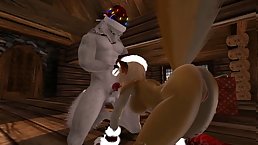 Christmas Tales - Gift Time (3D porn cartoon)
