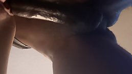 Amateur blonde MILF cheats on her hubby with black guy