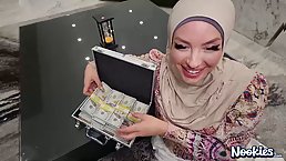 Pretty Arab wife in hijab gets fucked POV