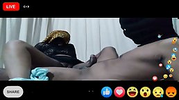 Amateur Indian sexy bitch Vishadini fucks with her fan Live!