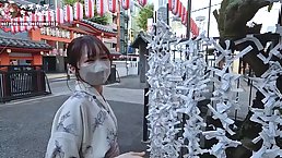 Young Japanese Geisha sucks and rides dicl (censored)