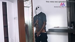 Sexy ebony teen with nice ass fucks a BBC thief