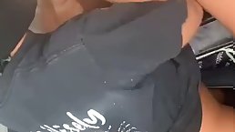 Amateur ebony girl facefucked by her BF