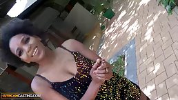 Horny black diva gets dicked down in porn audition