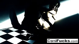 Sexy brunette MILF loves masturbating hard