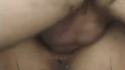Busty brunette MILF gets anally fucked outdoors