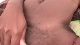 Horny white photographer seduces ebony girl into giving head during the photo shoot (POV)
