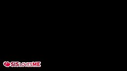 Round ass blonde stepsis gets nice POV dicking with cum on her mouth