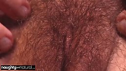 Hairy pussy worship with extreme close ups