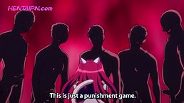 Horny boy wins a bet against his GF (uncensored Hentai)