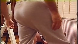 Blonde babe enjoys getting fucked hard by an older guy