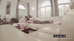 Sexy blonde girl gets fucked with cum in her mouth