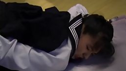 Busty Japanese teen screwed hard and deep