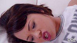 Cock sucking babysitter Tricia Teen gets fucked balls deep